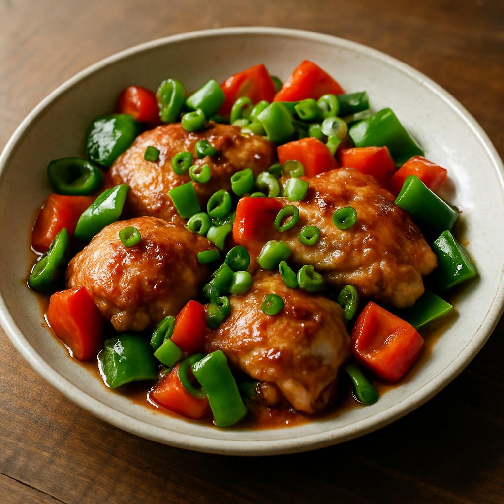 鶏もも肉の中華風焼き