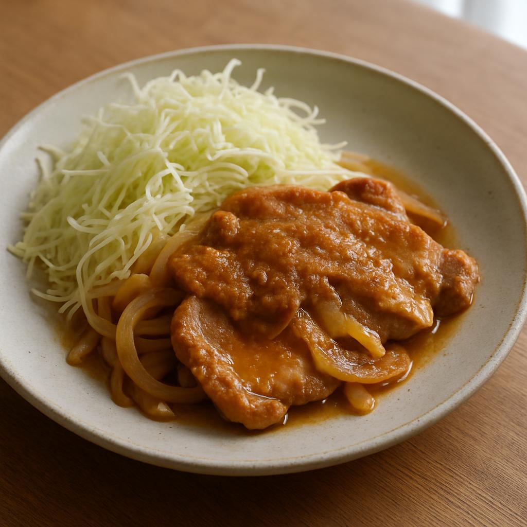 豚ロースの香味しょうが焼き