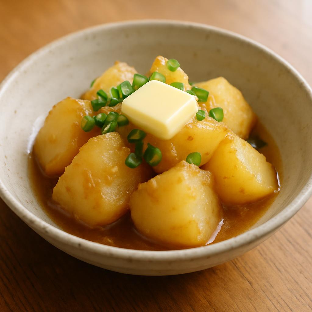 じゃがいもの味噌バター蒸し